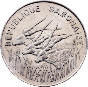 Gabon, 100 Francs 1972, Paris