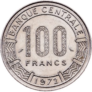 Gabon, 100 Francs 1972, Paris
