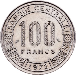Gabon, 100 Francs 1972, Paris