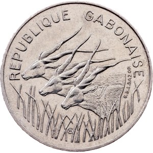 Gabon, 100 Francs 1975, Paris