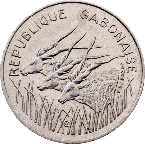 Gabon, 100 Francs 1975, Paris