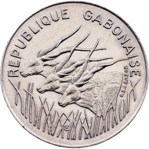 Gabon, 100 Francs 1977, Paris