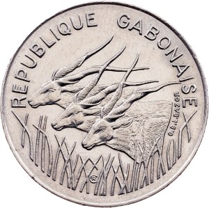 Gabon, 100 Francs 1977, Paris