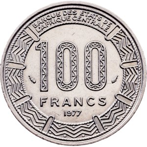Gabon, 100 Francs 1977, Paris