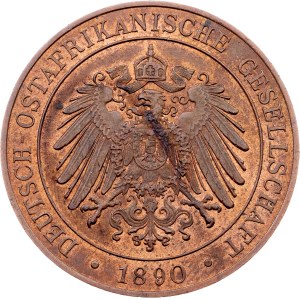 German East Africa, 1 Pesa AH 1307 (1890), Berlin