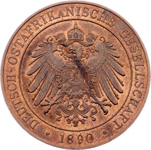 German East Africa, 1 Pesa AH 1307 (1890), Berlin