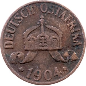 German East Africa, 1 Heller 1904, A, Berlin