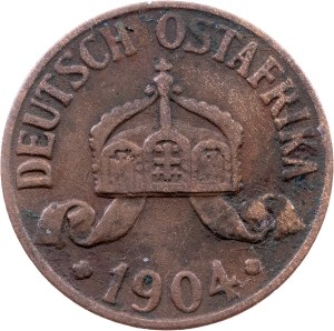 German East Africa, 1 Heller 1904, A, Berlin