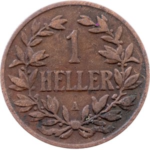 German East Africa, 1 Heller 1904, A, Berlin