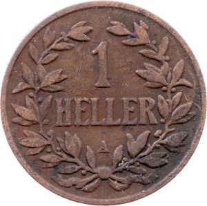 German East Africa, 1 Heller 1904, A, Berlin