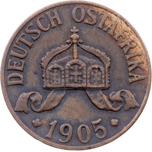 German East Africa, 1 Heller 1905, A, Berlin