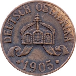 German East Africa, 1 Heller 1905, A, Berlin