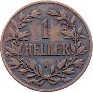 German East Africa, 1 Heller 1905, A, Berlin