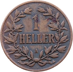 German East Africa, 1 Heller 1905, A, Berlin