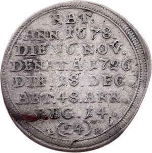Margraviate of Brandenburg-Bayreuth, 1/24 Thaler 1678, LR, Bayreuth