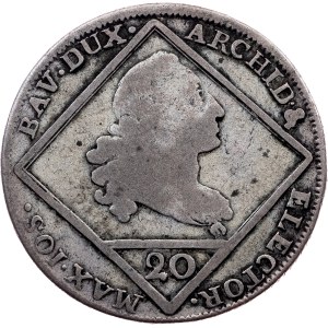 Electorate of Bavaria, 20 Kreuzer 1772, A, Amberg