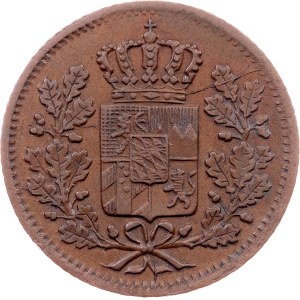Kingdom of Bavaria, 1 Heller 1850, Munich