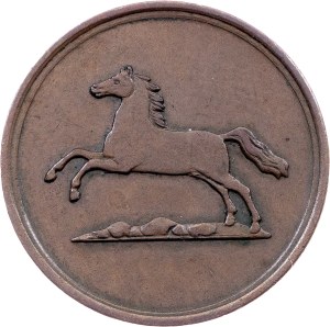 Duchy of Brunswick, 1 Pfennig 1851, B, Braunschweig