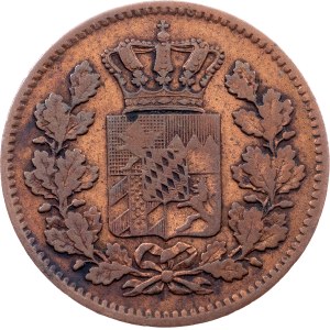 Kingdom of Bavaria, 2 Pfenning 1869, Munich