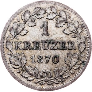 Kingdom of Bavaria, 1 Kreuzer 1870, Munich
