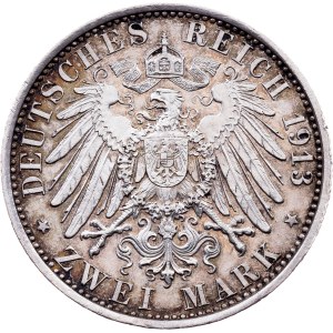 Kingdom of Prussia, 2 Mark 1913, A, Berlin