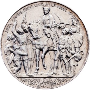 Kingdom of Prussia, 3 Mark 1913, A, Berlin
