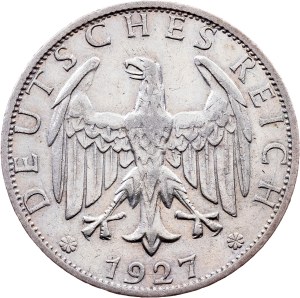 Weimar Republic, 2 Reichsmark 1927, A, Berlin
