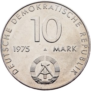 German Democratic Republic, 10 Mark 1975, A, Berlin