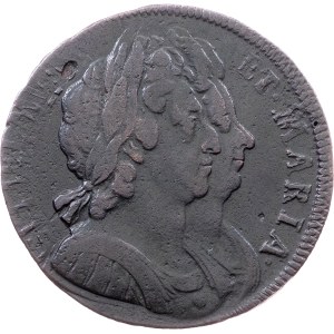 Great Britain, 1/2 Penny 1694, London