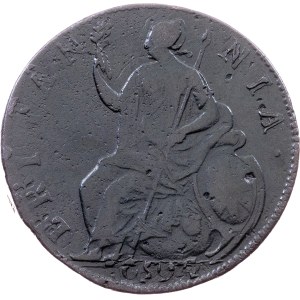 Great Britain, 1/2 Penny 1694, London