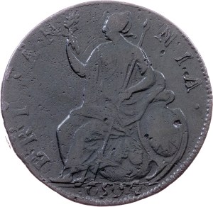 Great Britain, 1/2 Penny 1694, London