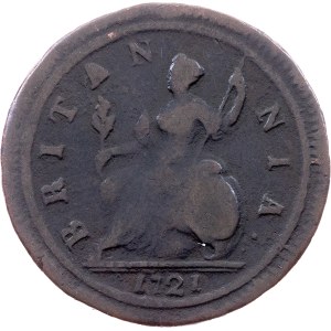Great Britain, 1/2 Penny 1721, London