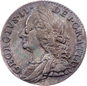 Great Britain, 6 Pence 1757, London
