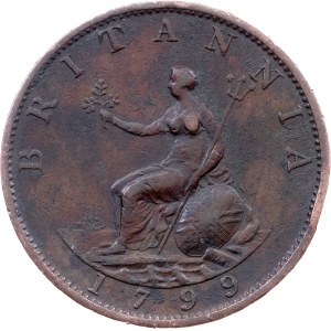 Great Britain, 1/2 Penny 1799, Soho