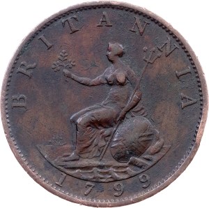 Great Britain, 1/2 Penny 1799, Soho