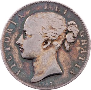 Great Britain, 1 Crown 1847, London
