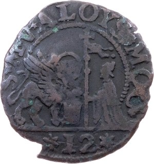 Republic of Venice, 12 Bagattini / 1 Soldo ND (1625-1629), Venice