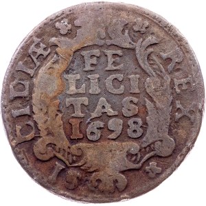 Kingdom of Sicily, 1 Grano 1698, RC, Palermo