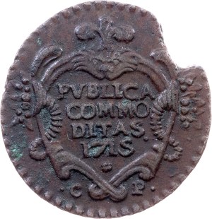 Kingdom of Sicily, 1 Grano 1715, CP