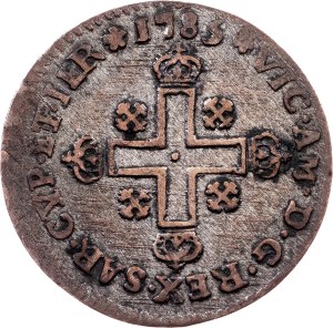 Kingdom of Piedmont-Sardinia, 1 Soldo 1785, Turin