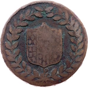 Kingdom of Naples, 5 Tornesi 1797, P//RC