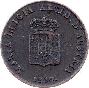 Duchy of Parma and Piacenza, 1 Centesimo 1830, Milan