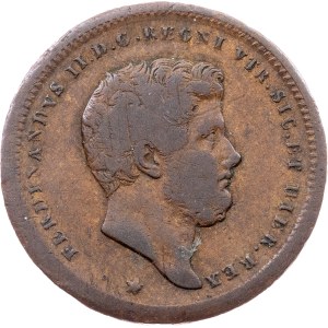 Kingdom of the Two Sicilies, 2 Tornesi 1852, Naples