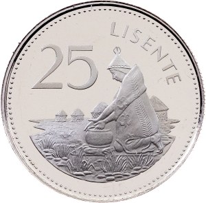 Lesotho, 25 Lisente 1979, Llantrisant