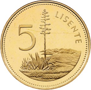 Lesotho, 5 Lisente 1980, Llantrisant