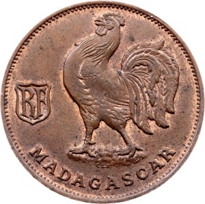 Madagascar, 1 Franc 1943, SA, Pretoria