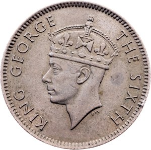 Mauritius, 1/4 Rupee 1951, London