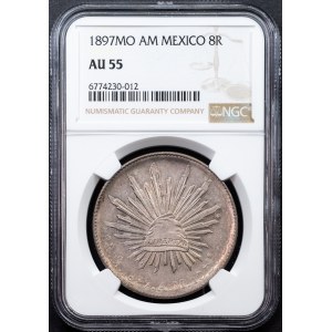 Mexico, 8 Reales 1897, Mo AM, Mexico