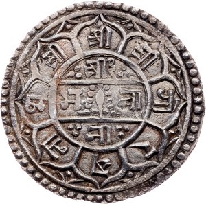 Nepal, 1 Mohar VS 1729 (1807)