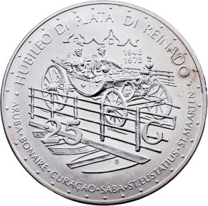 Netherlands Antilles, 25 Gulden 1973, Ottawa
